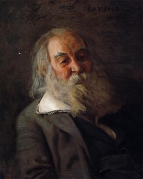 托馬斯 伊肯斯 Portrait of Walt Whitman